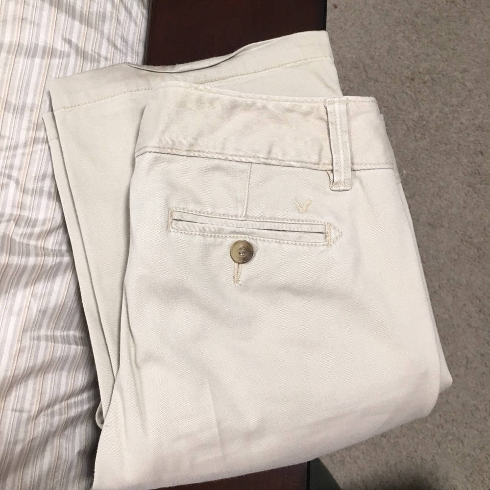 Tan American Eagle dress pants